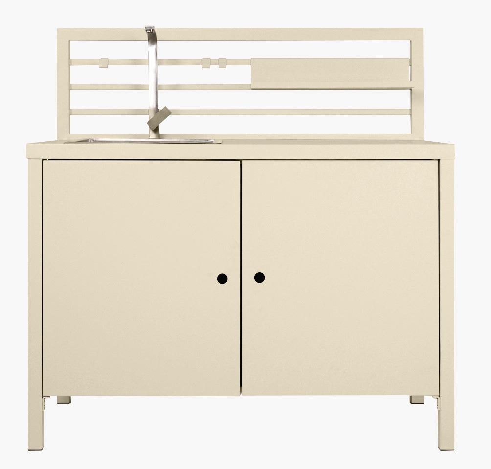 Ulkokeittiömoduuli, jossa on pesuallas creme - 2