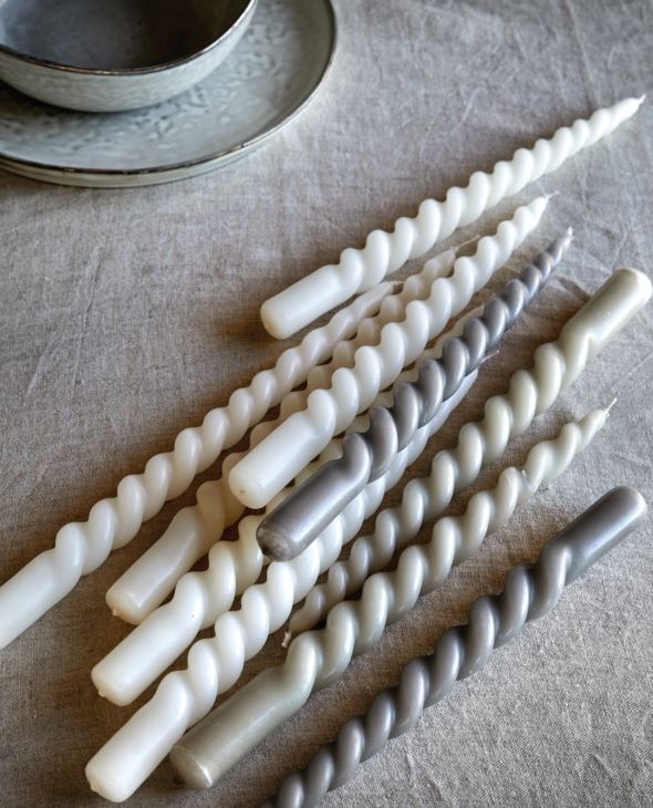 Kruunukynttilä luonnonvalkoinen - 3