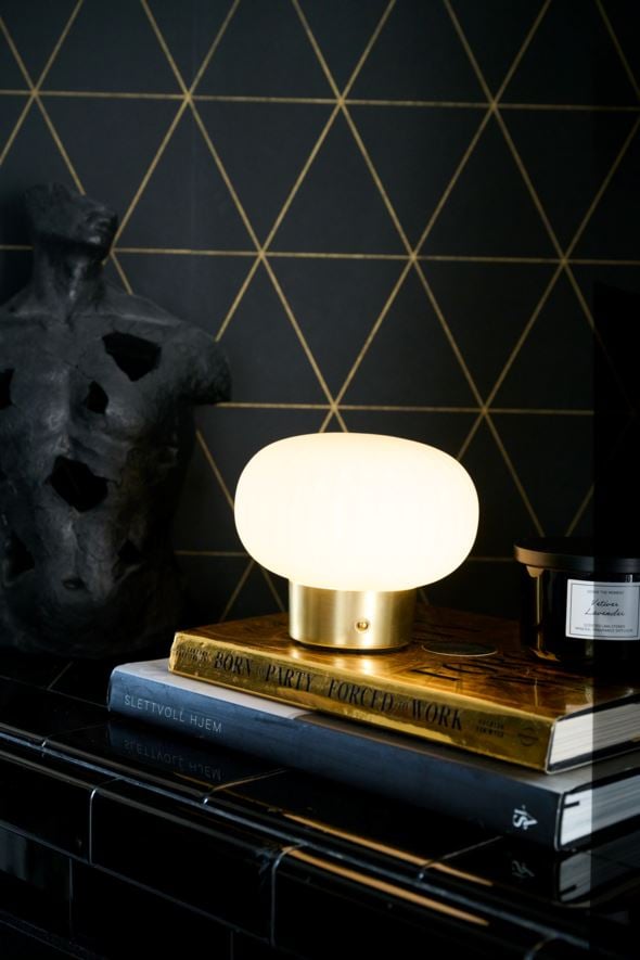 Ladattava pöytävalaisin messinki - 3