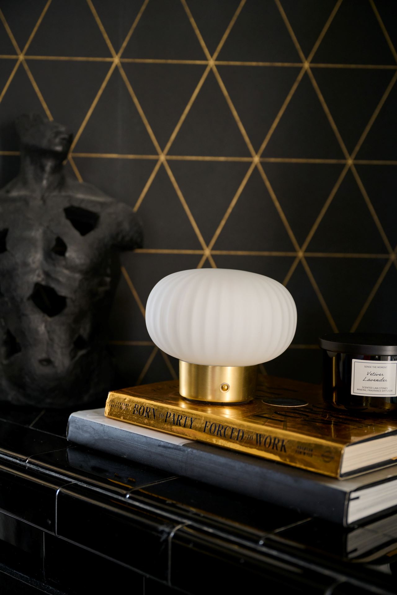 Ladattava pöytävalaisin messinki - 2