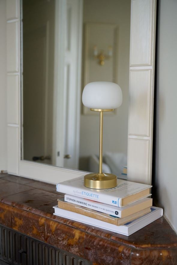 Ladattava pöytävalaisin messinki - 3