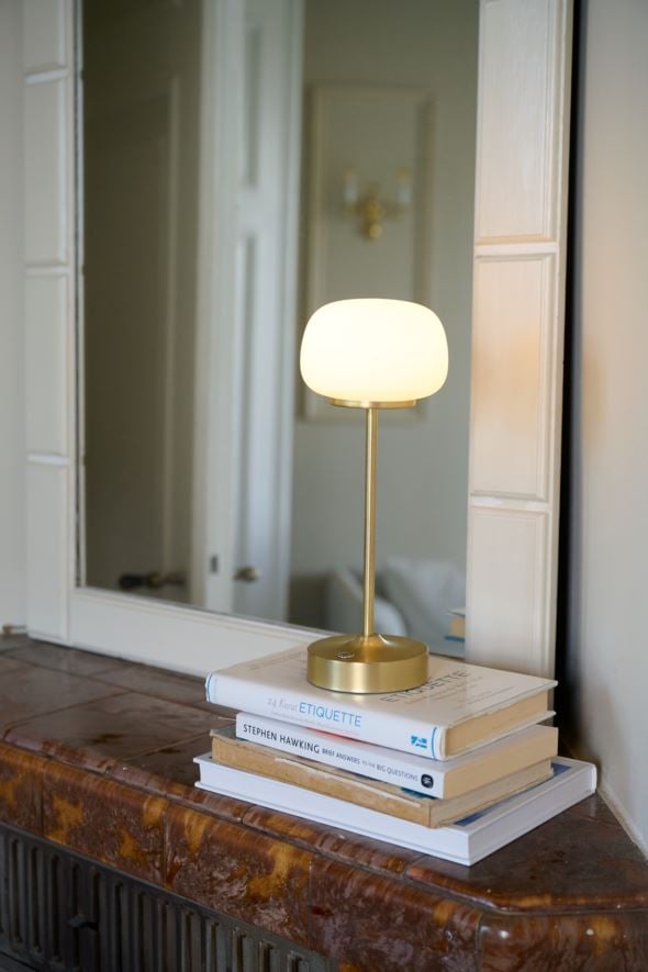 Ladattava pöytävalaisin messinki - 4