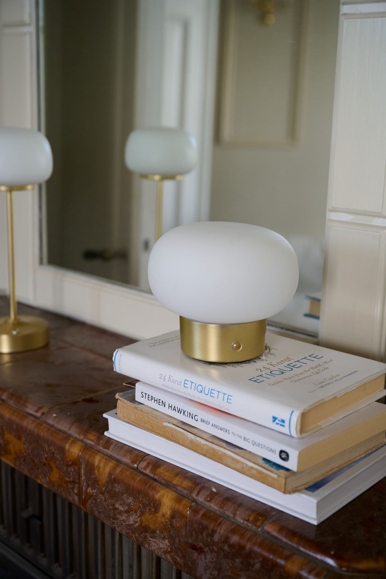 Ladattava pöytävalaisin messinki - 2