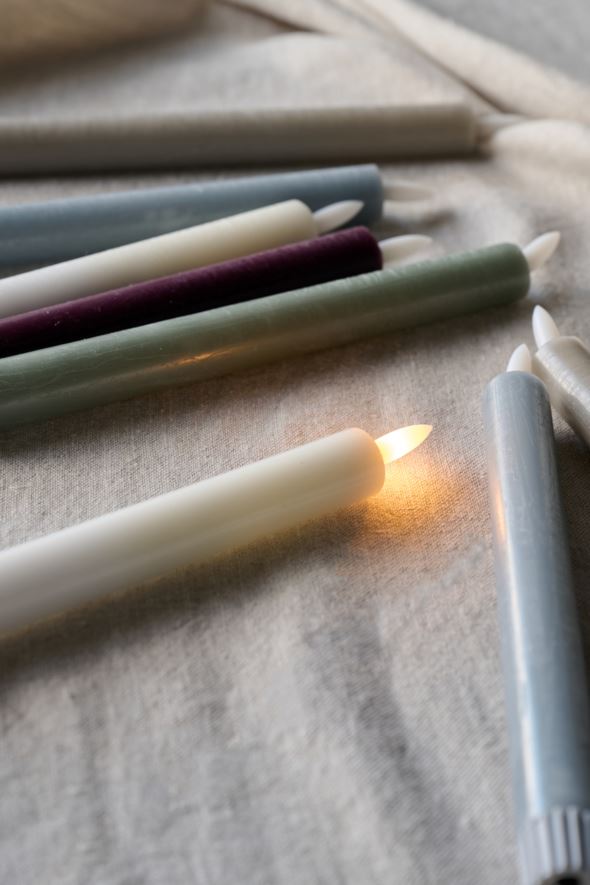 Led-kruunukynttilä valkoinen - 4