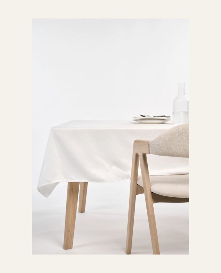 Pöytäliina valkoinen - 140x350 cm valkoinen - 1