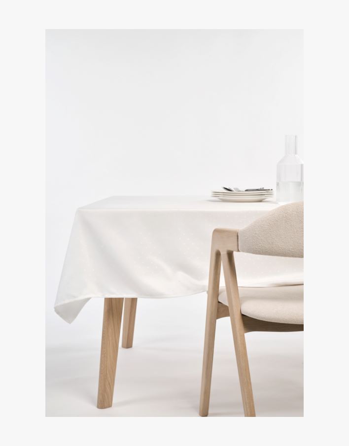 Pöytäliina valkoinen - 140x350 cm valkoinen - 1