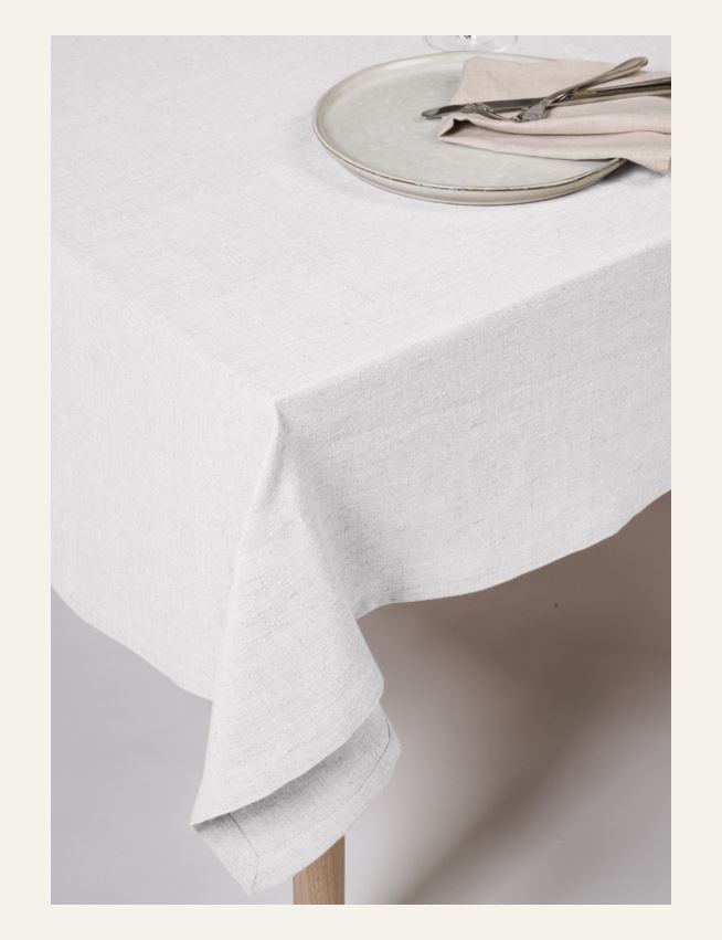 Pellavaliina valkoinen - 3