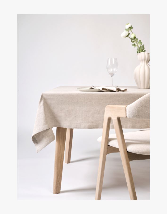 Pellavaliina luonnonväri - 140x350 cm luonnonväri - 1