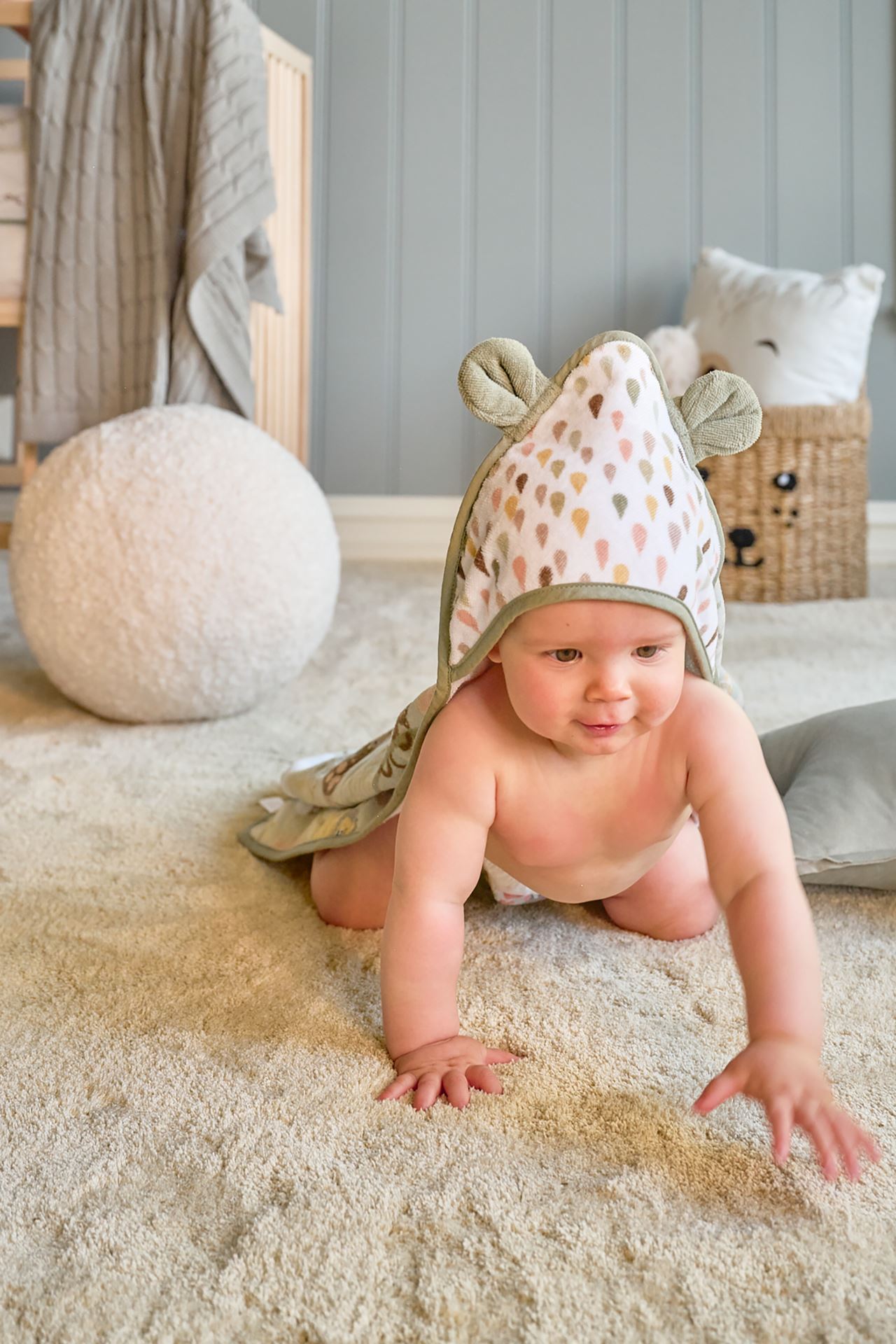 Huppupyyhe vaaleanvihreä - 3