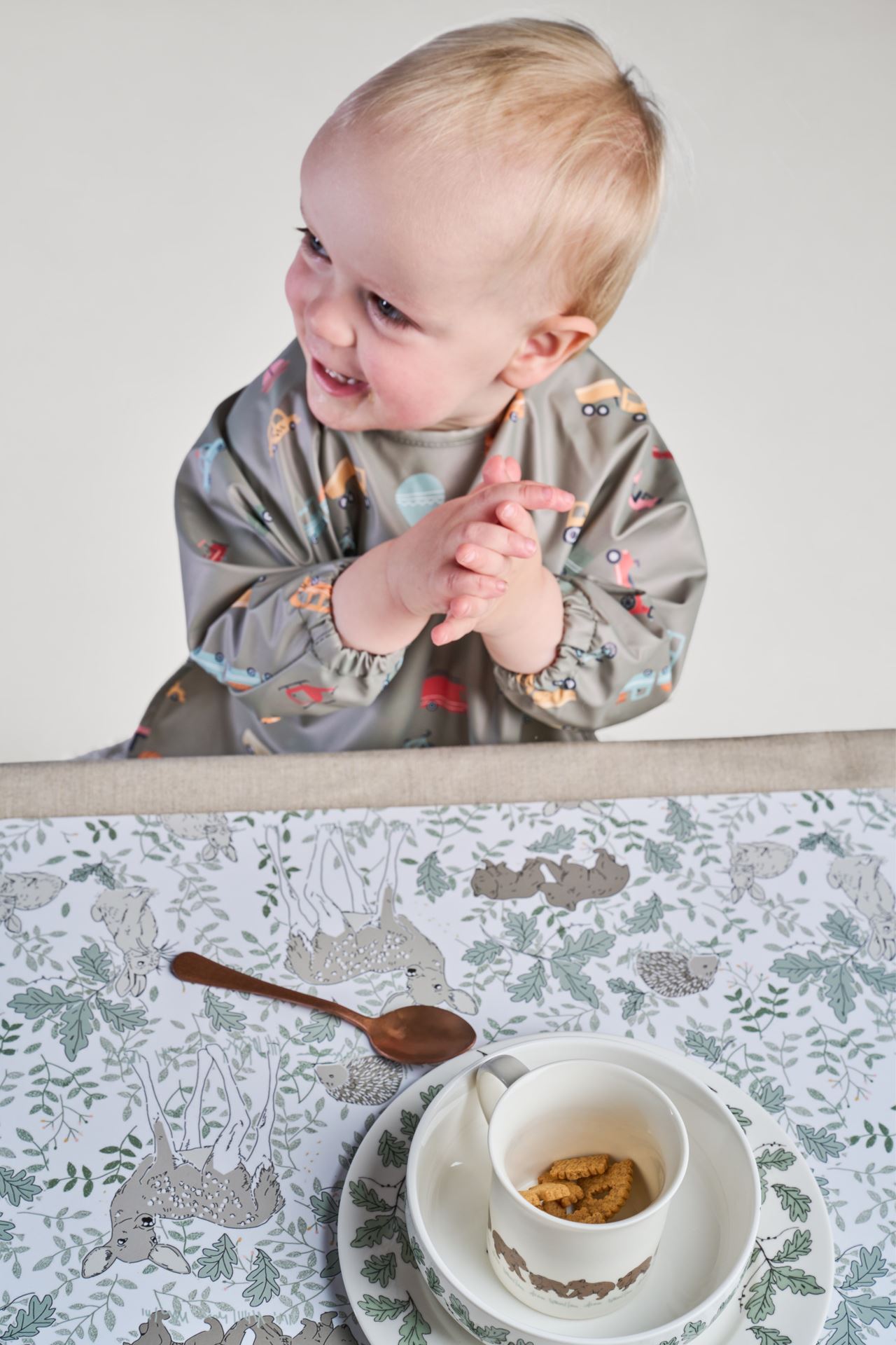 Hihallinen ruokalappu vihreä - 2