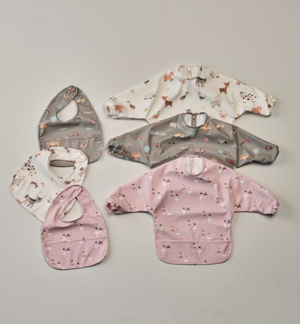 Hihallinen ruokalappu                     beige - 2