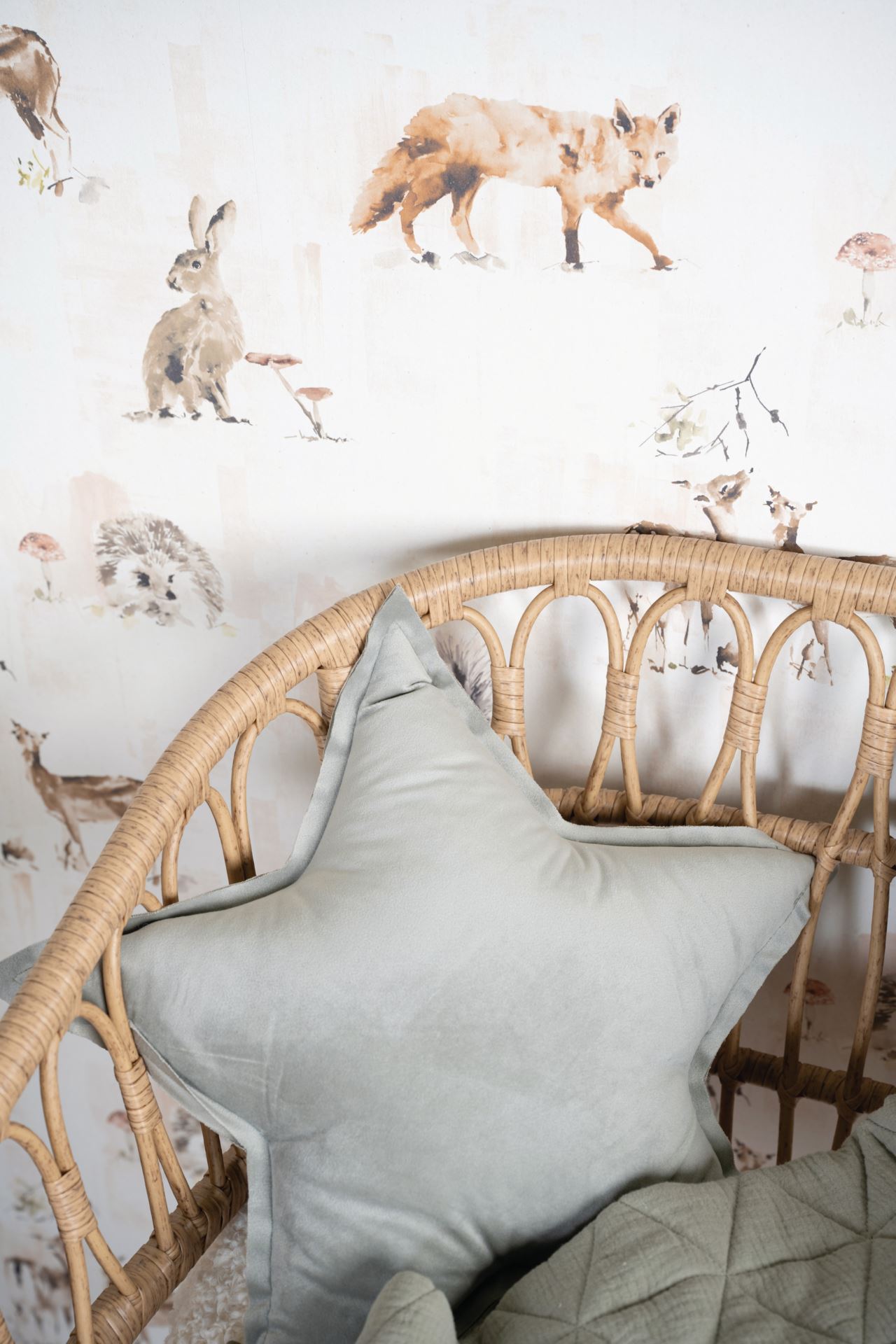 Koristetyyny vaaleanvihreä - 2