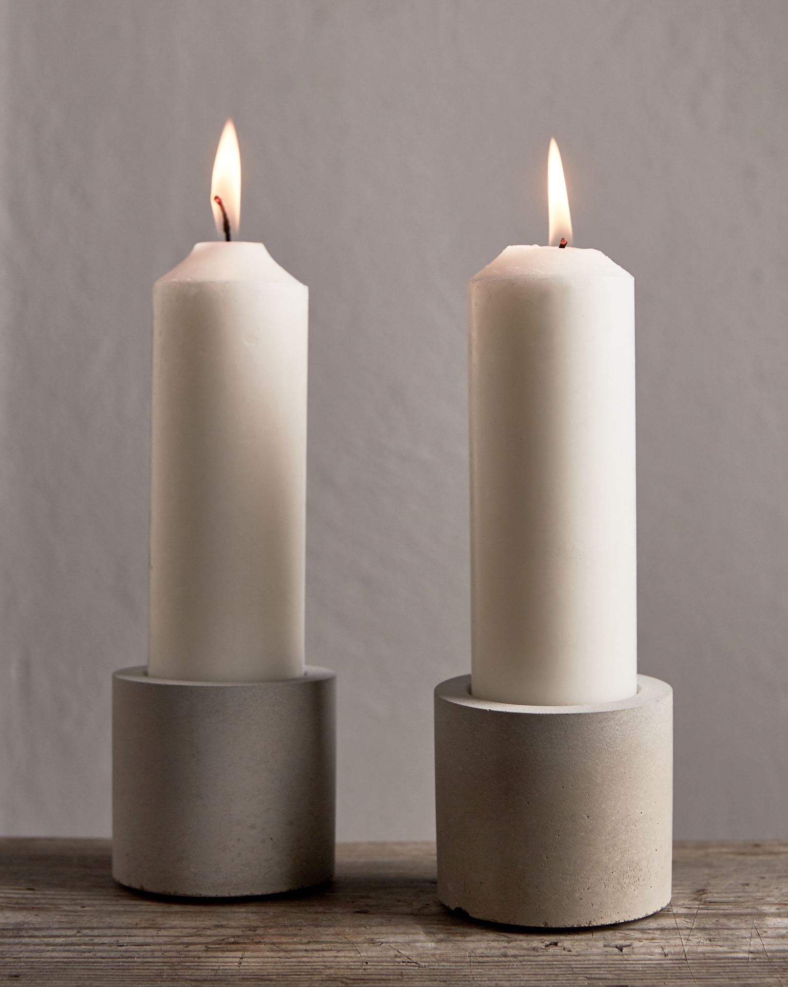 Kynttilänjalka harmaa - 3