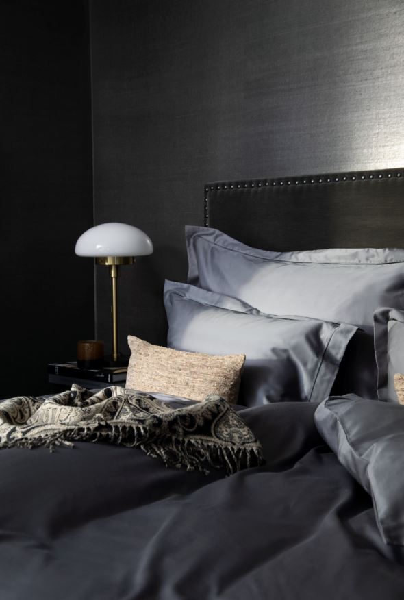 Pussilakanasetti egyptinpuuvillaa harmaa - 4