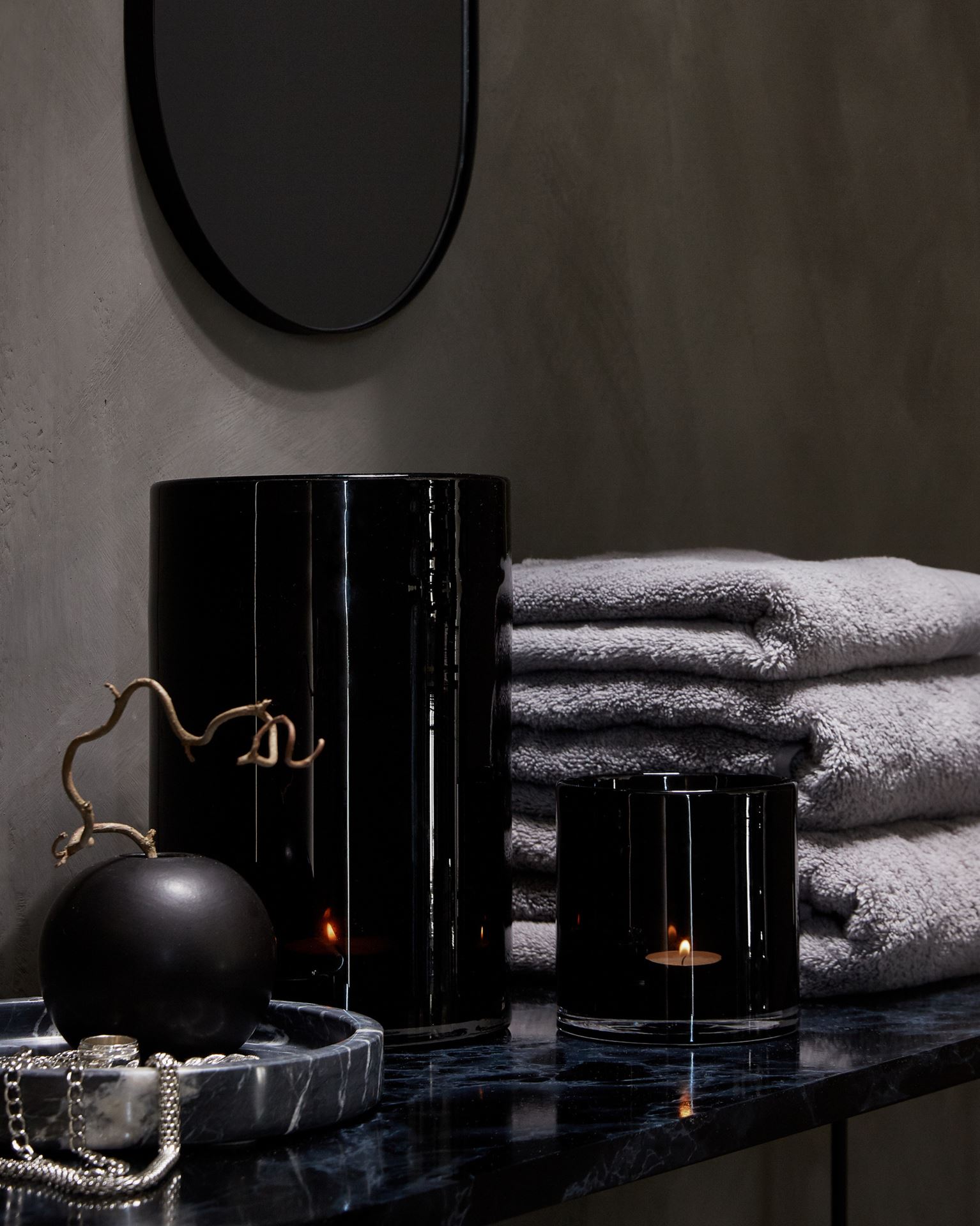 Kynttilälyhty tummanharmaa - 4