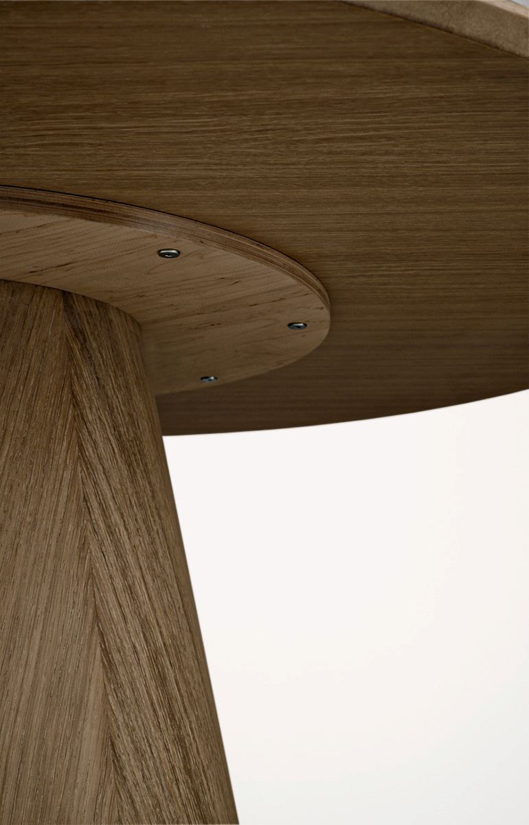 Ruokapöytä ruskea - 3