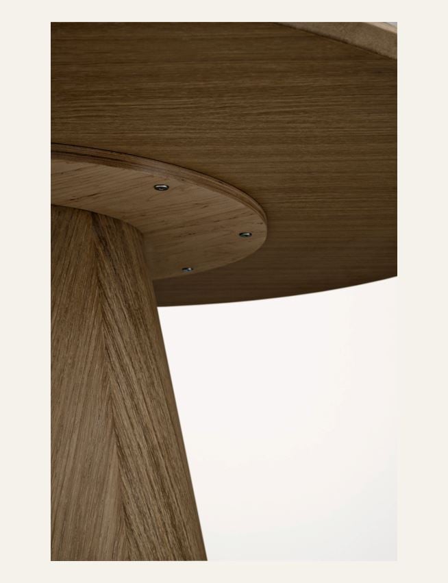 Ruokapöytä ruskea - 3