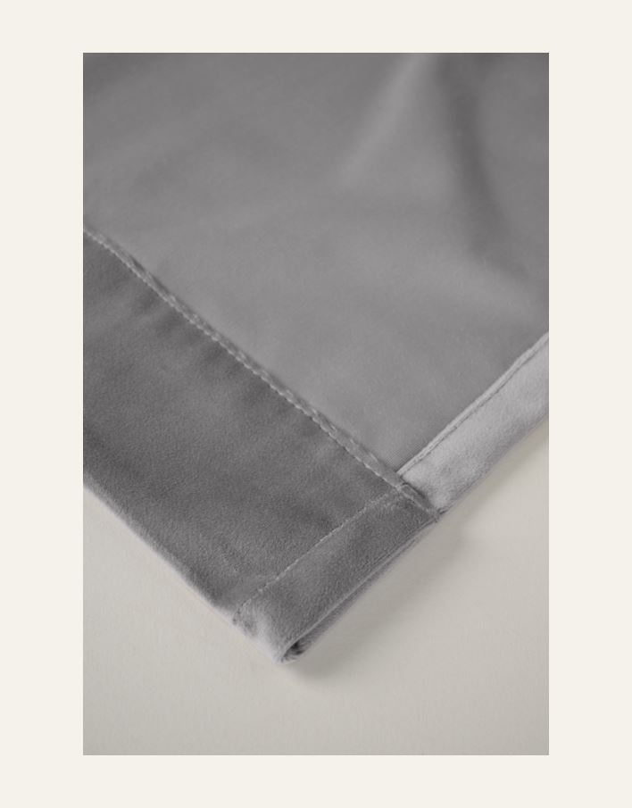 Verho vaaleanharmaa - 3