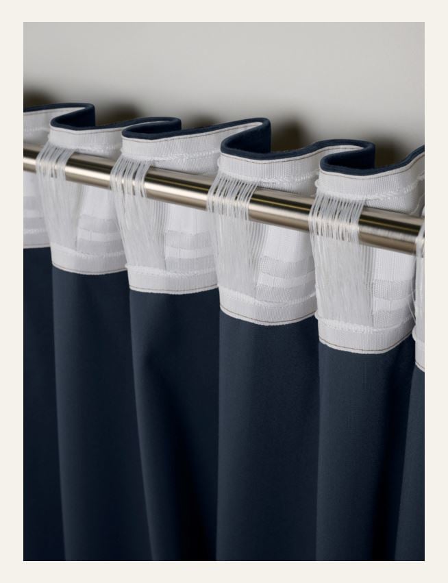 Verho tummansininen - 5