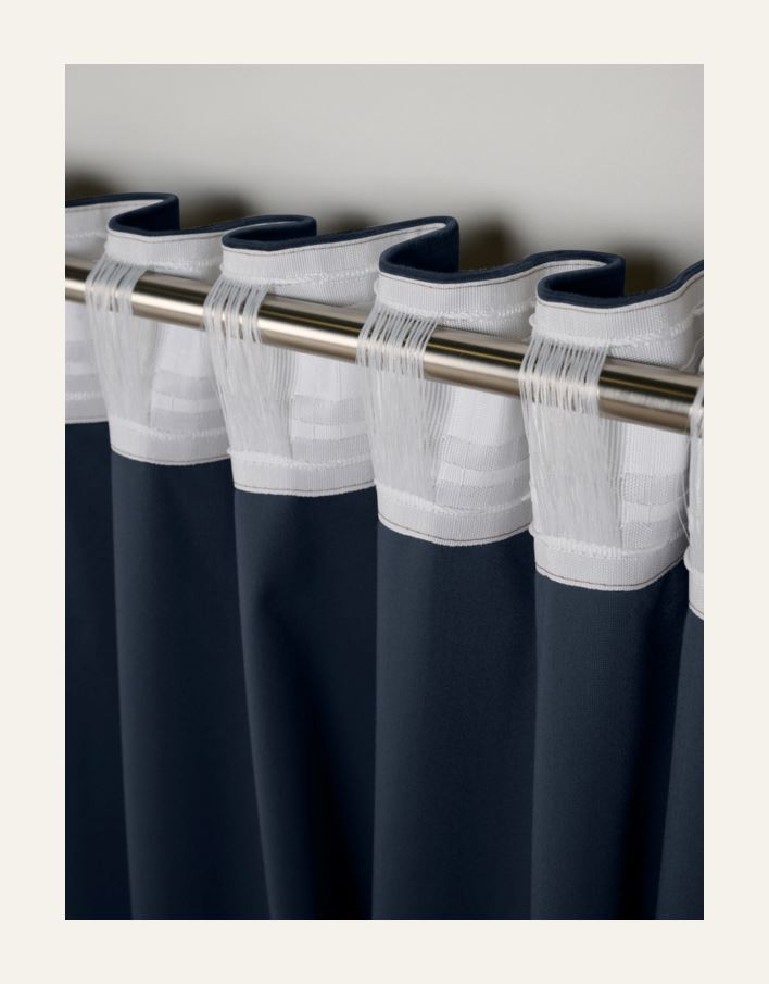 Verho tummansininen - 5