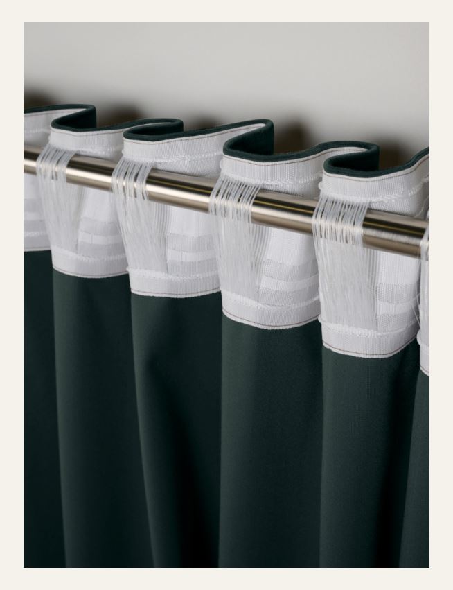 Verho tummanvihreä - 2