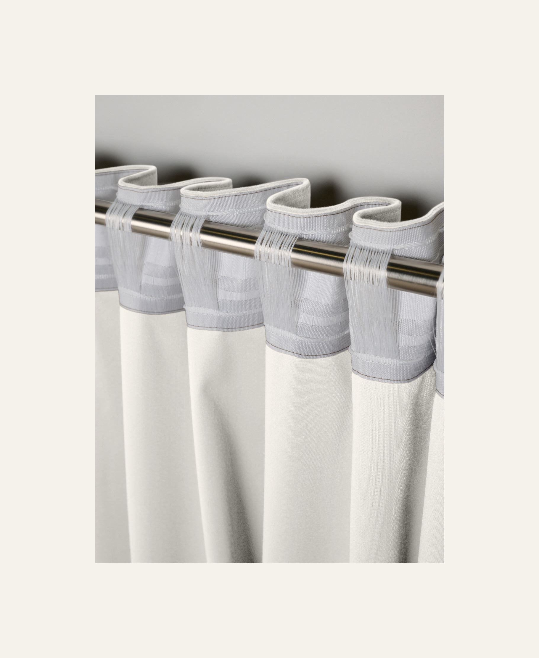 Verho luonnonvalkoinen - 3