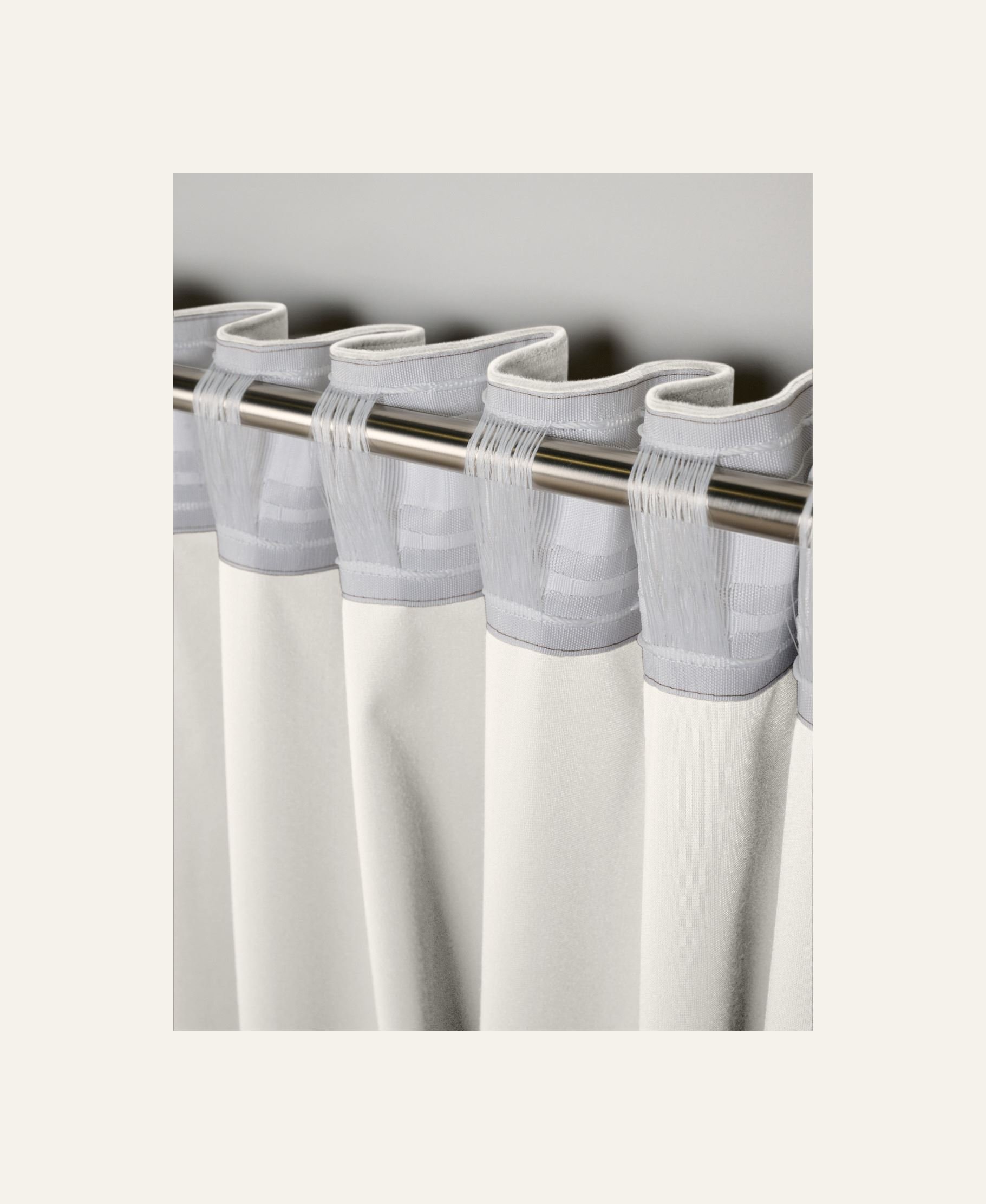 Verho luonnonvalkoinen - 3