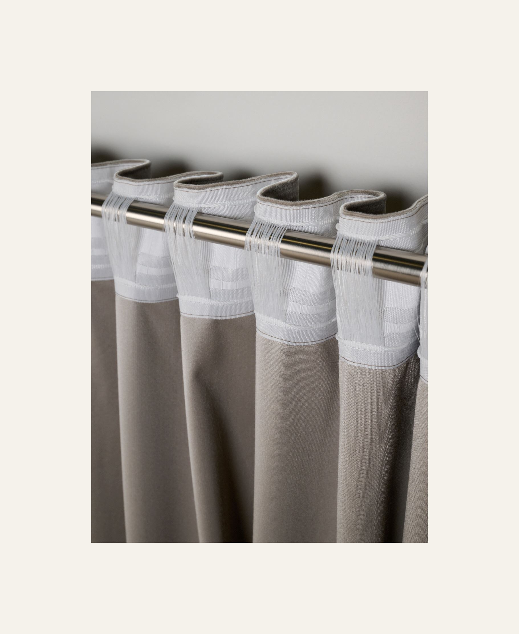 Verho harmaanruskea - 4