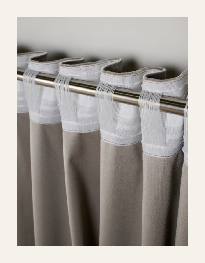 Verho harmaanruskea - 4