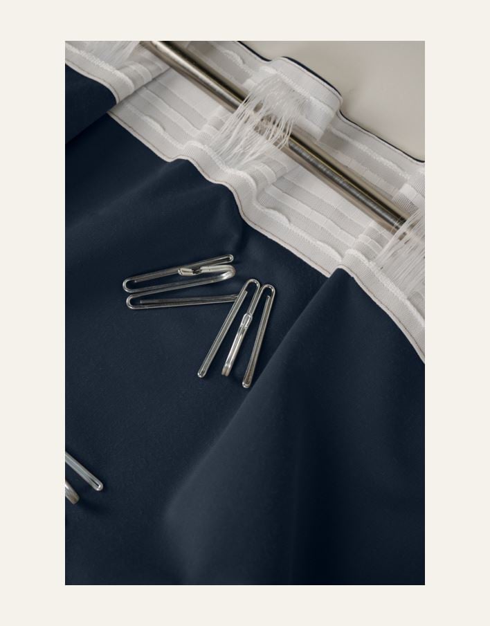 Verho tummansininen - 6