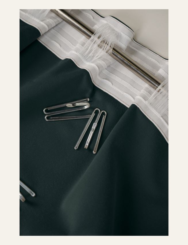 Verho tummanvihreä - 4