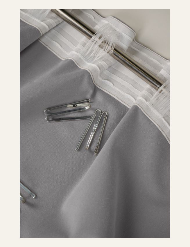 Verho vaaleanharmaa - 7