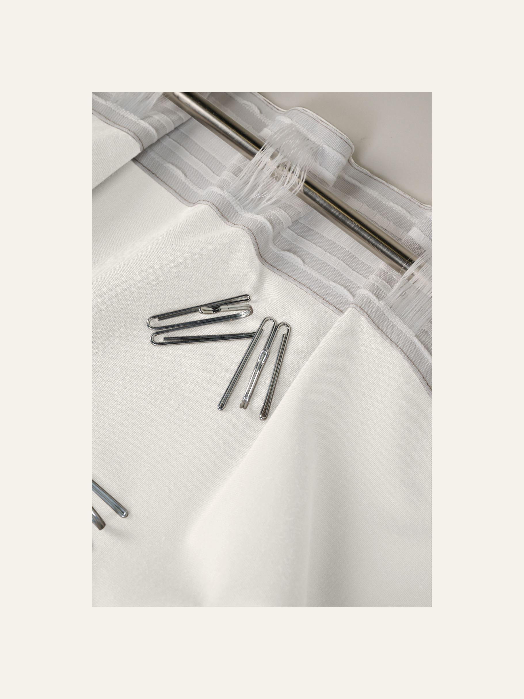 Verho luonnonvalkoinen - 4