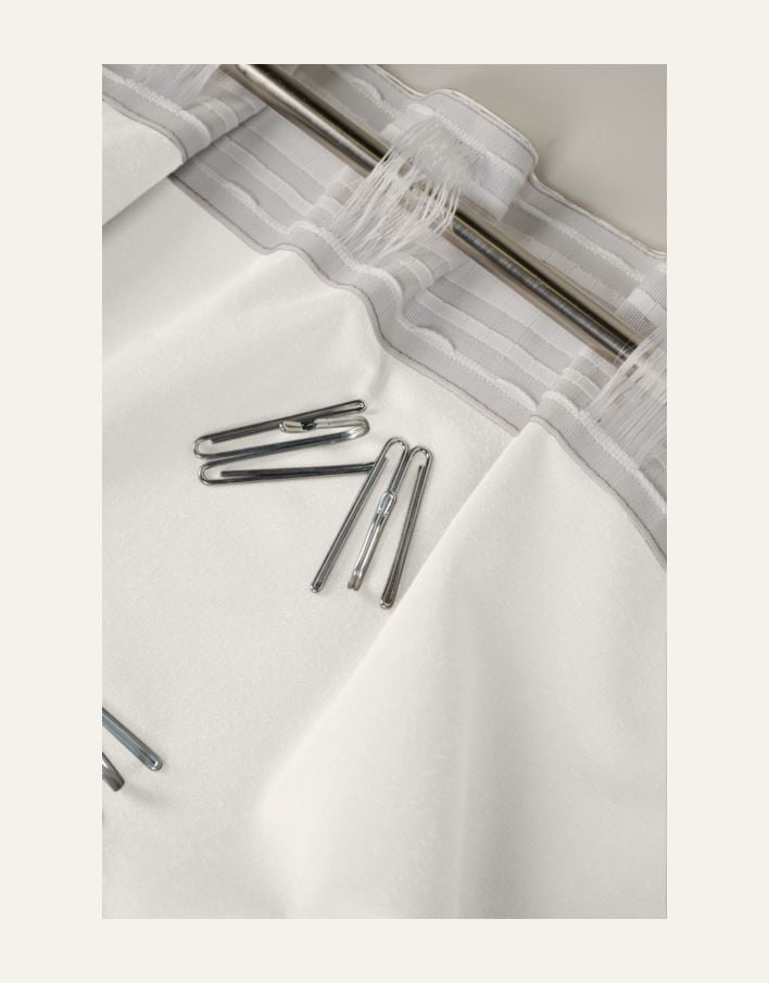 Verho luonnonvalkoinen - 4