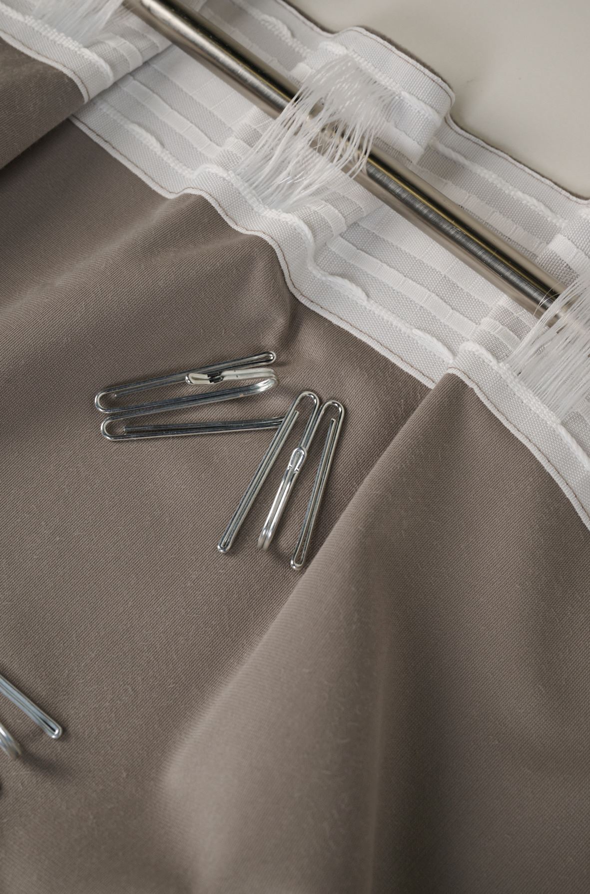 Verho harmaanruskea - 5