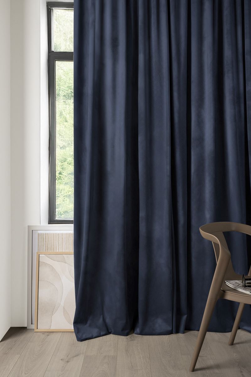 Verho tummansininen - 6