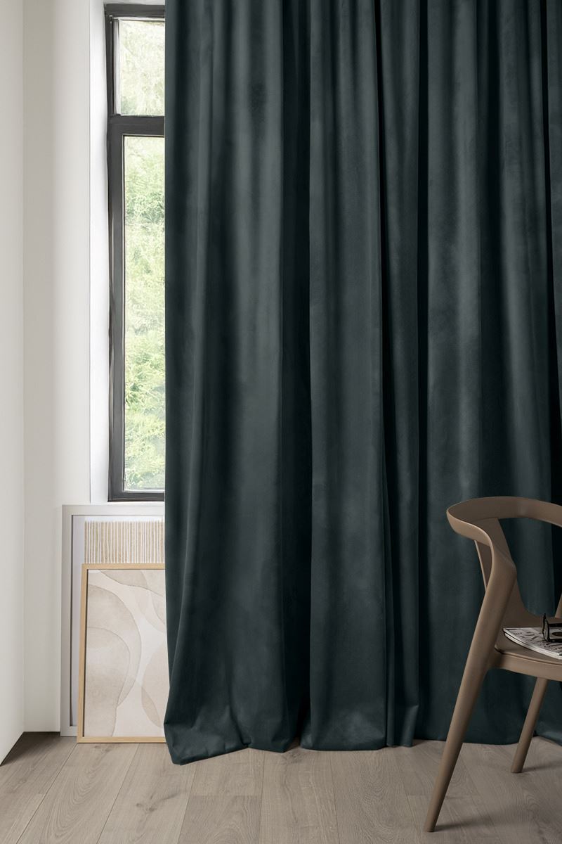 Verho tummanvihreä - 6