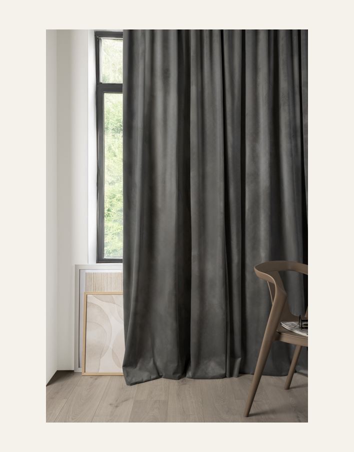 Verho harmaa - 3