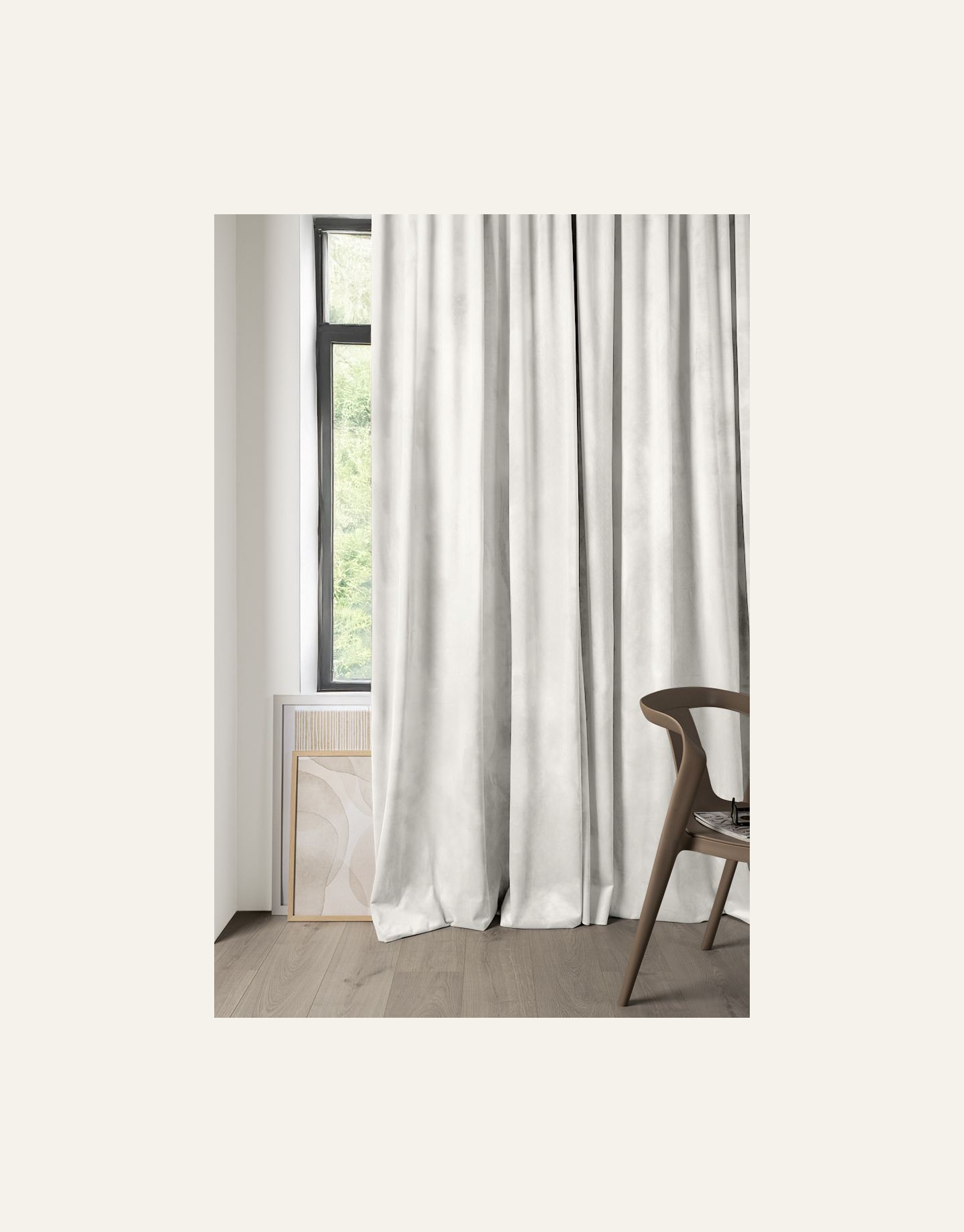 Verho luonnonvalkoinen - 7