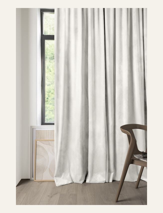 Verho luonnonvalkoinen - 7