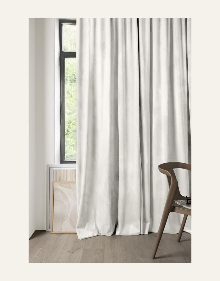 Verho luonnonvalkoinen - 7