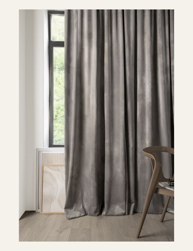 Verho harmaanruskea - 3