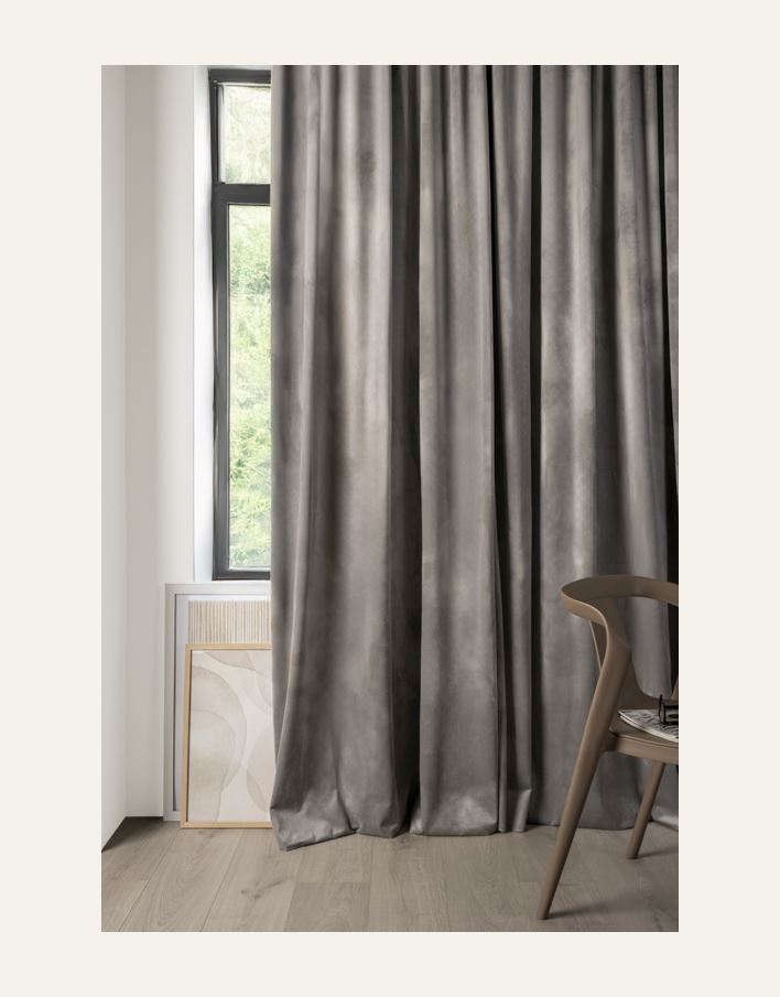 Verho harmaanruskea - 3