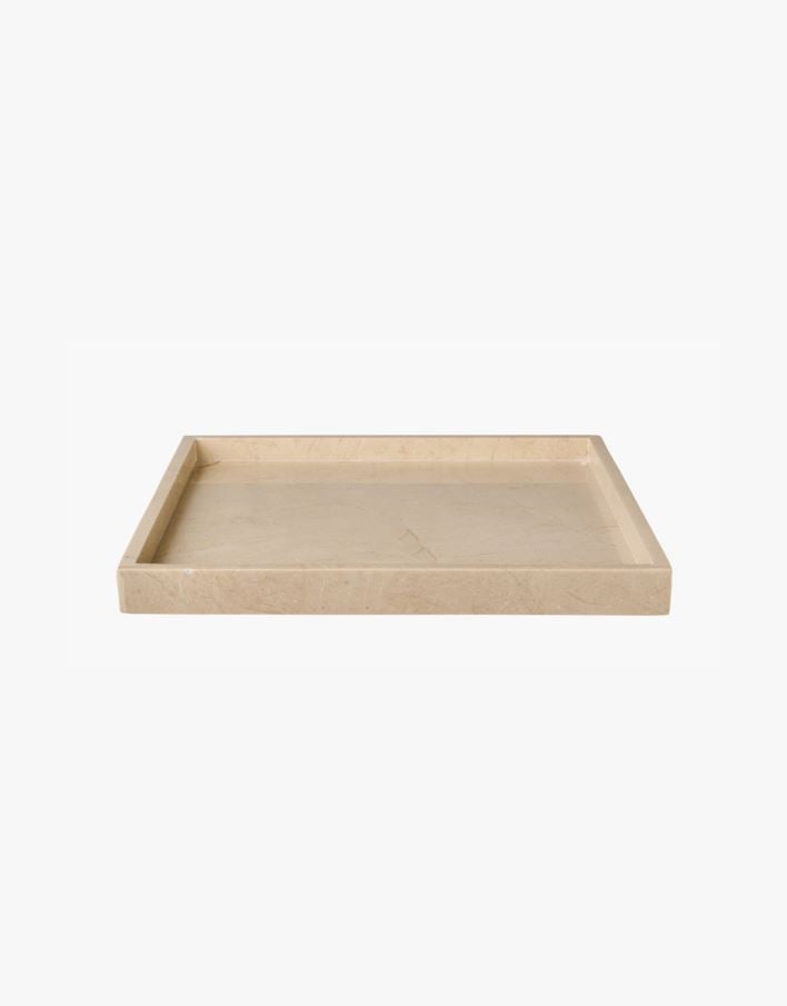 Kynttilävati beige - 23x23x3 cm beige - 1