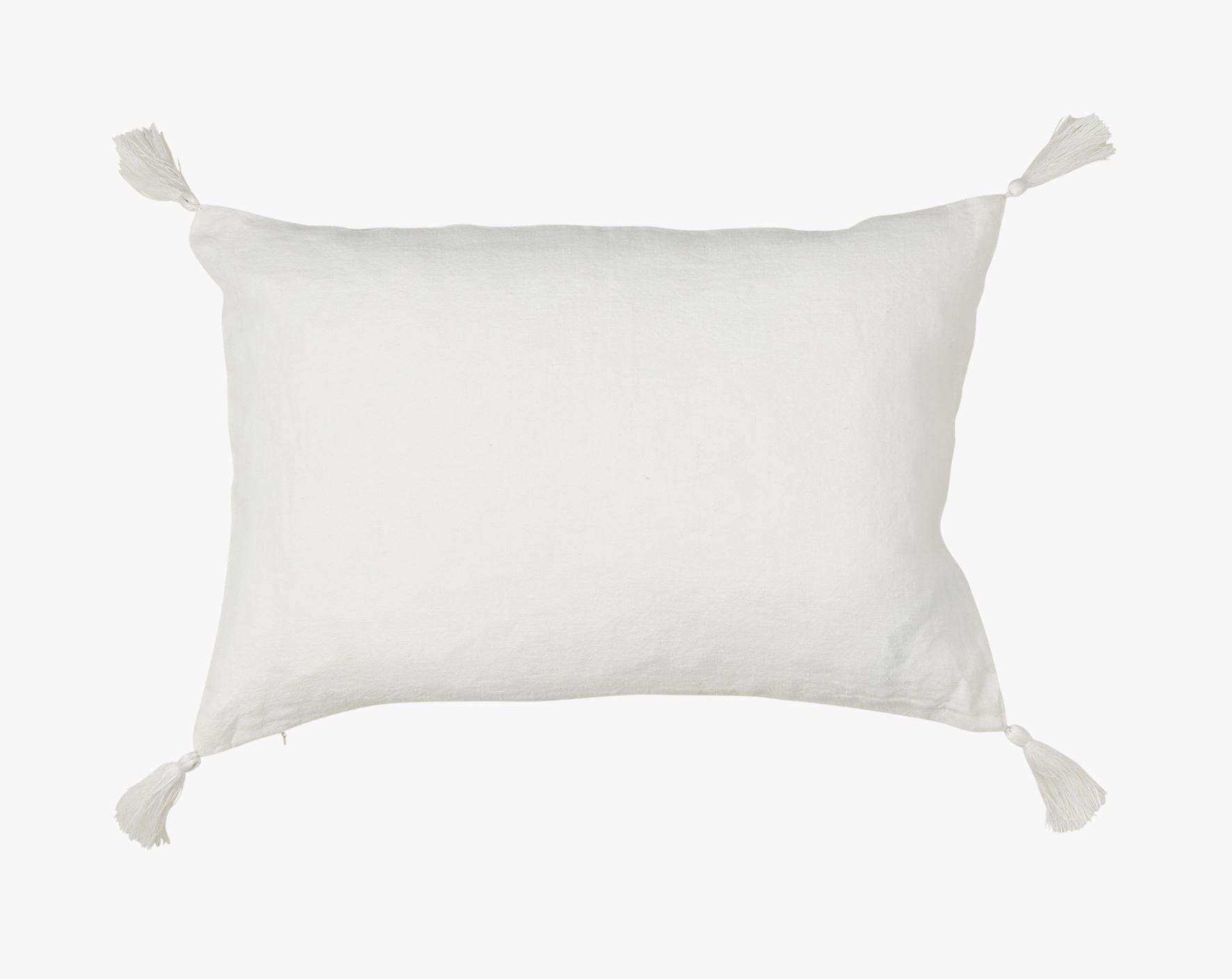 Koristetyynynpäällinen valkoinen - 35x50 cm valkoinen - 1