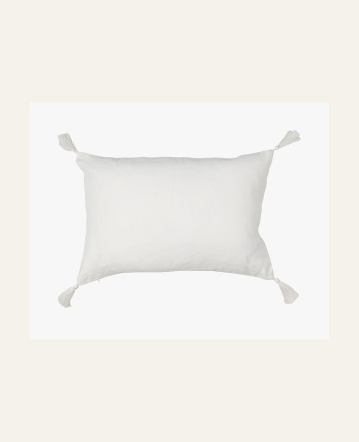 Koristetyynynpäällinen valkoinen - 35x50 cm valkoinen - 1