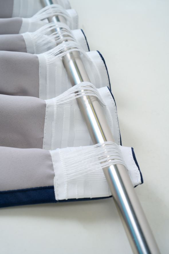 Pimentävä verho sininen - 3