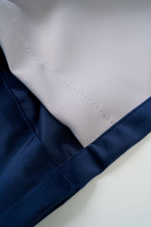 Pimentävä verho sininen - 5