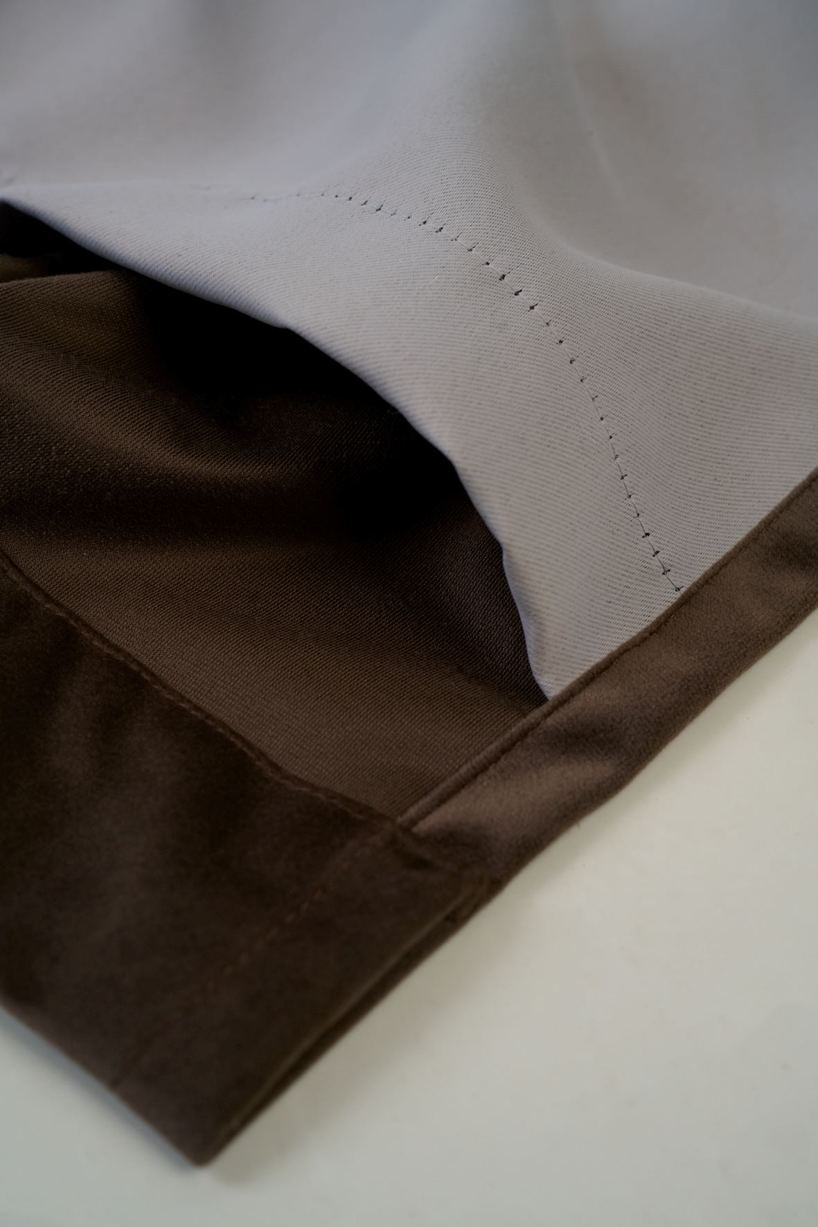 Pimentävä verho tummanruskea - 4