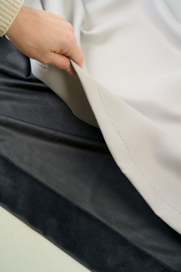 Pimentävä verho harmaa - 3